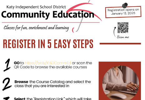  2025 Spring Community Education Courses Now Open